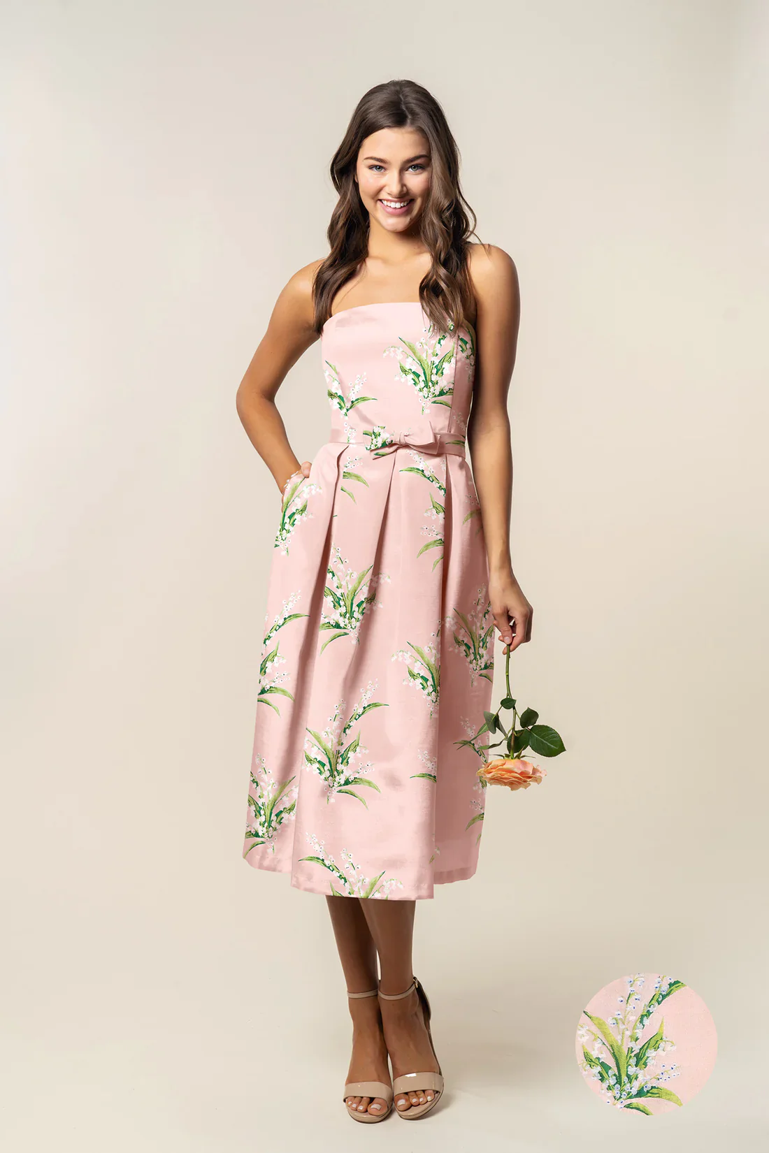 Hannah Bodice with Dahlia Skirt Midi in Jacquard - Image 5