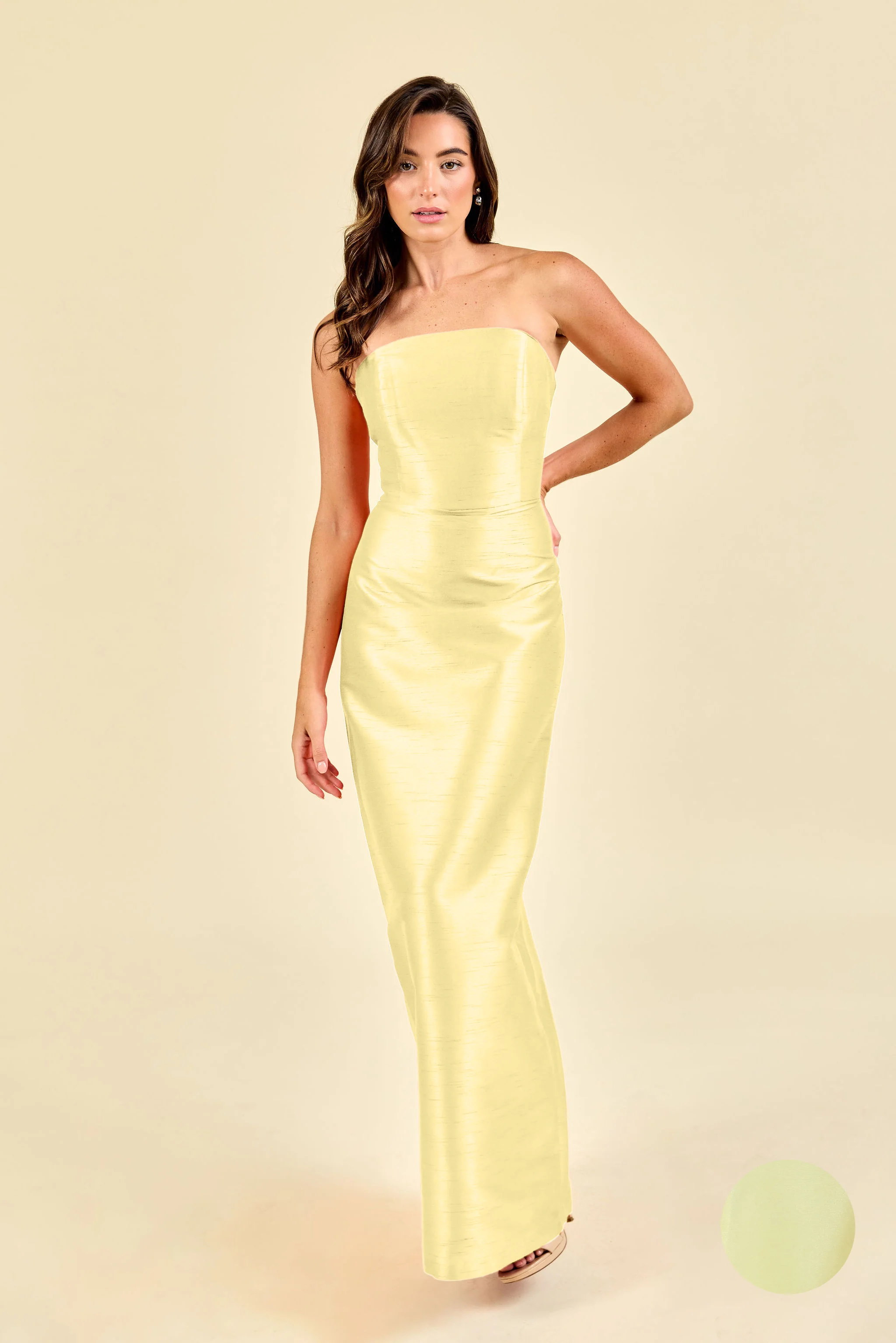 Hannah Bodice With Straight Skirt in Drapey Bengaline - Image 12