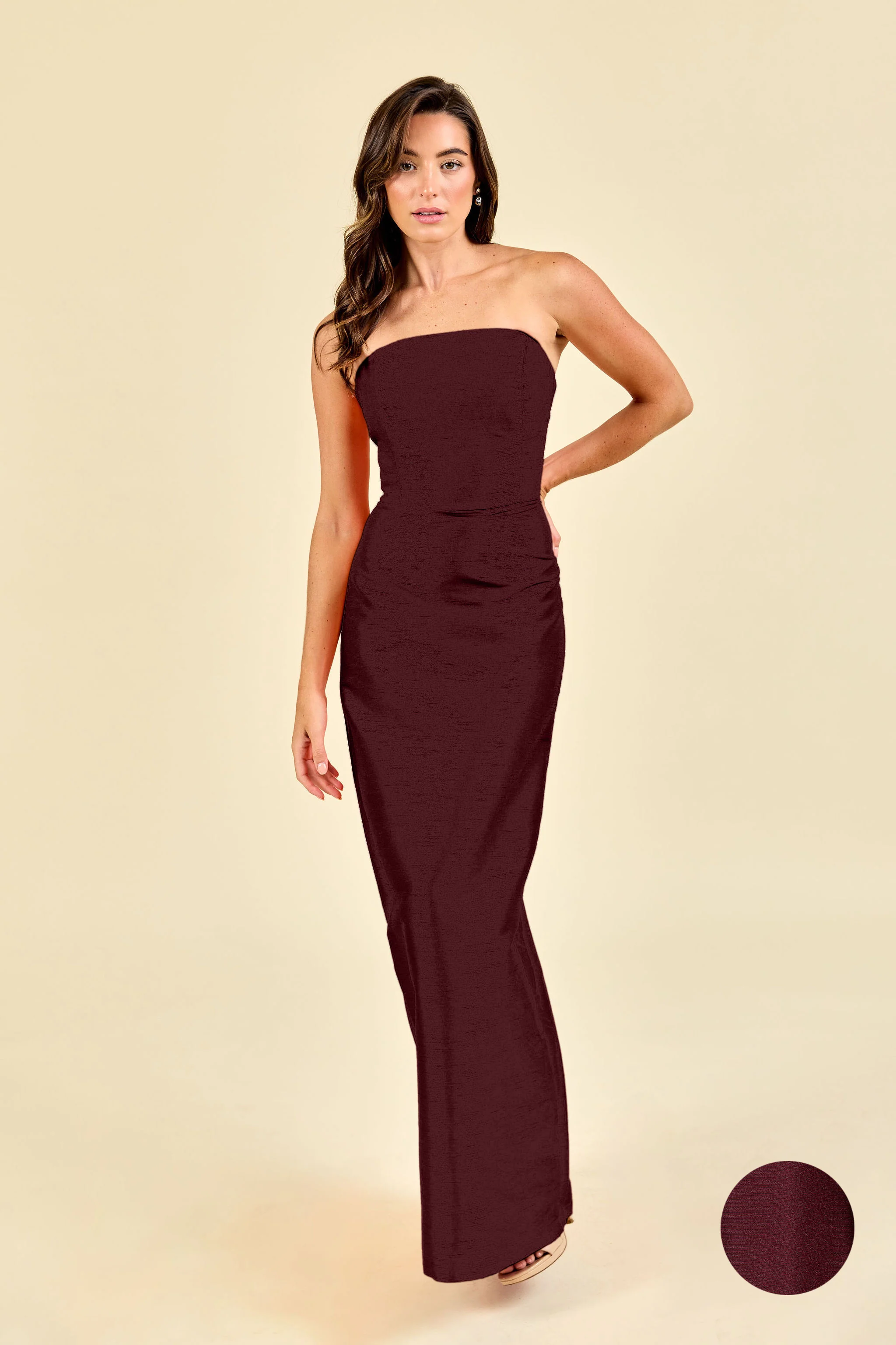 Hannah Bodice With Straight Skirt in Drapey Bengaline - Image 17