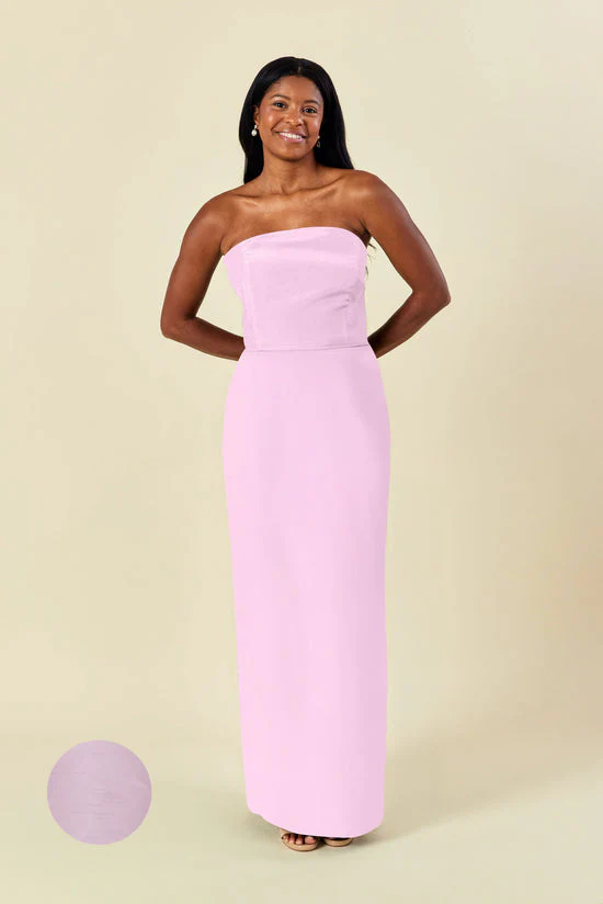 Hannah Bodice With Straight Skirt in Shantung - Image 13
