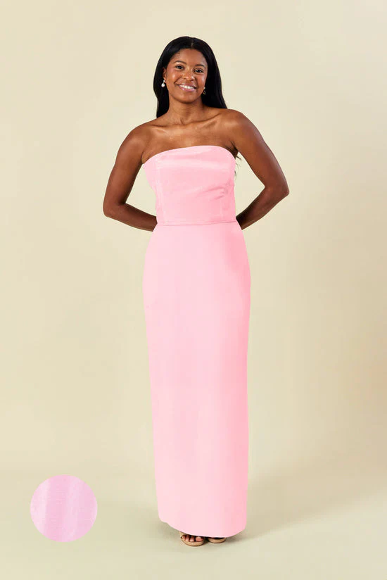 Hannah Bodice With Straight Skirt in Shantung - Image 14