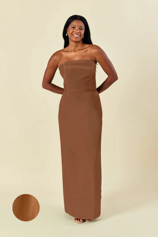 Hannah Bodice With Straight Skirt in Shantung - Image 18