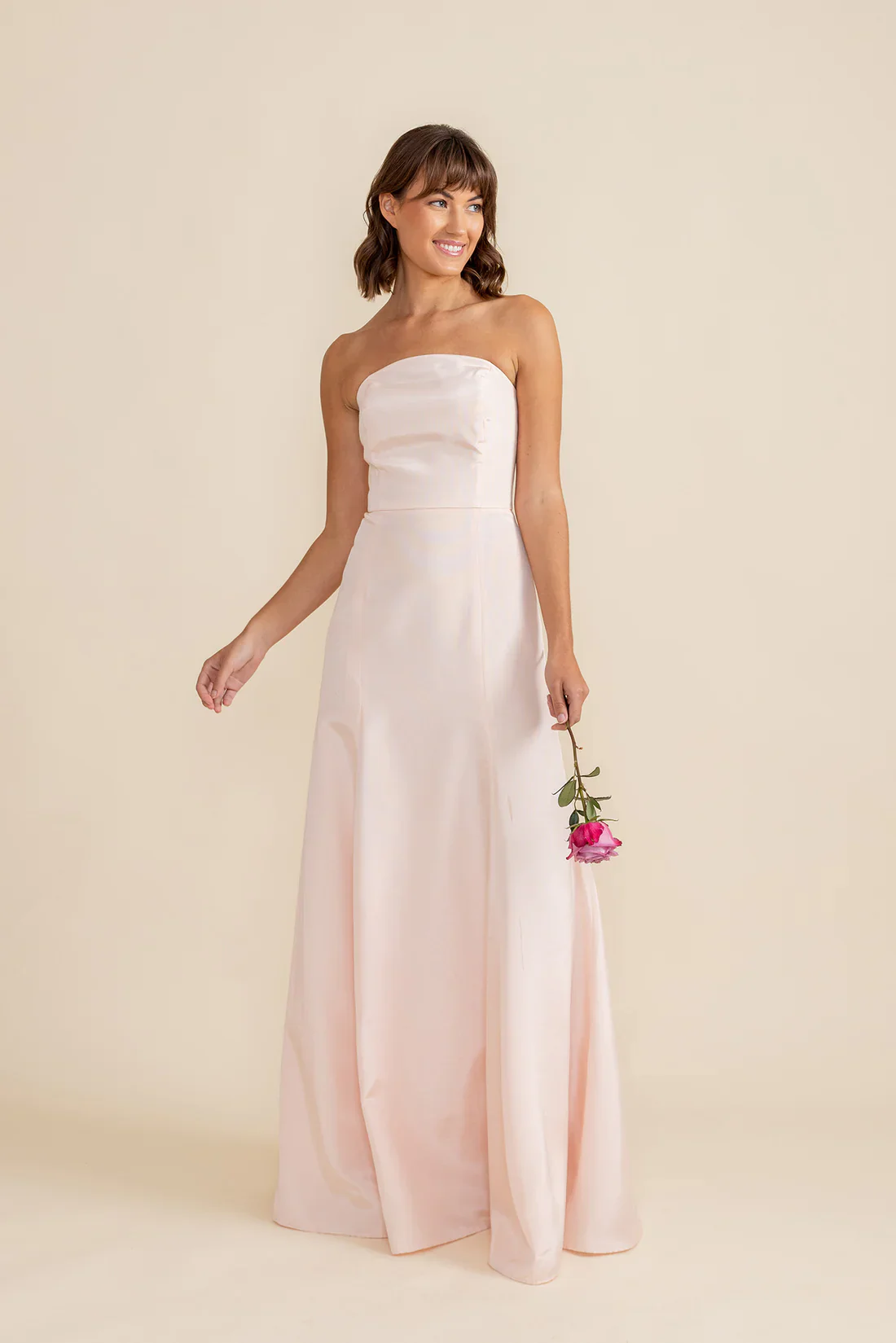 Hannah Bodice with Trumpet Skirt in Shantung