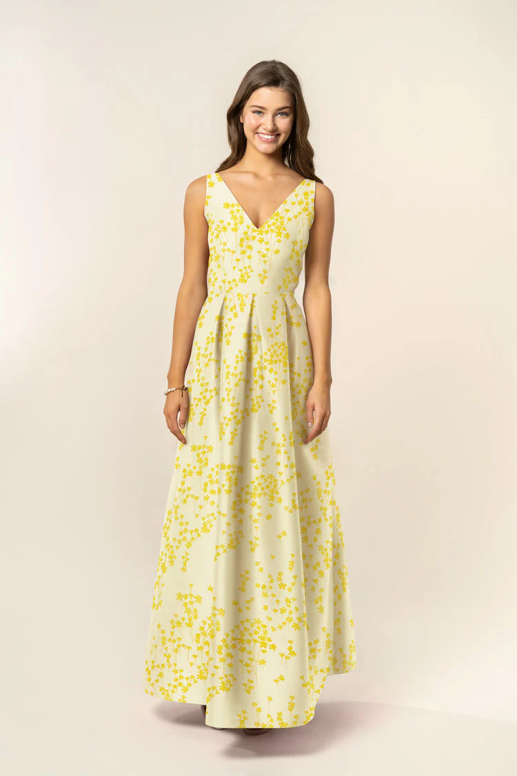 Harper Bodice with Dahlia Skirt in Daisy Jacquard