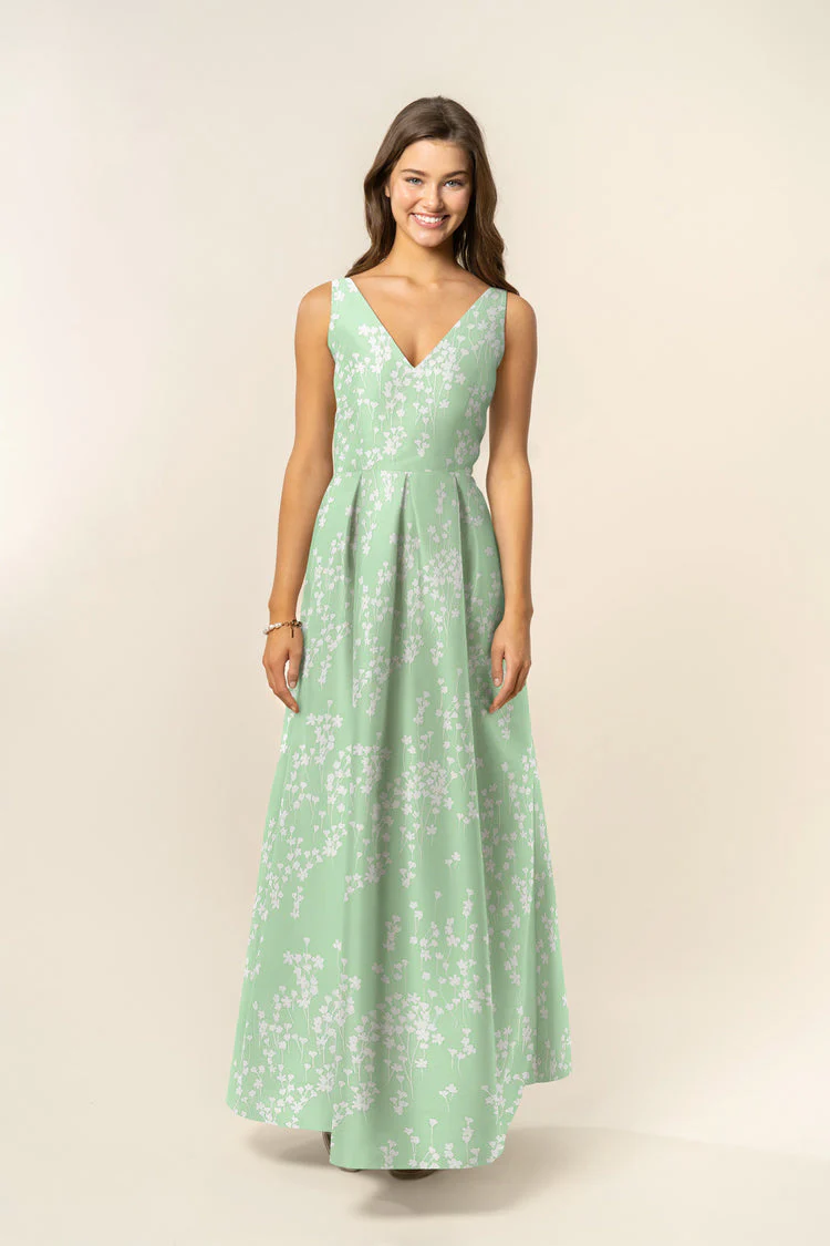 Harper Bodice with Dahlia Skirt in Daisy Jacquard - Image 2