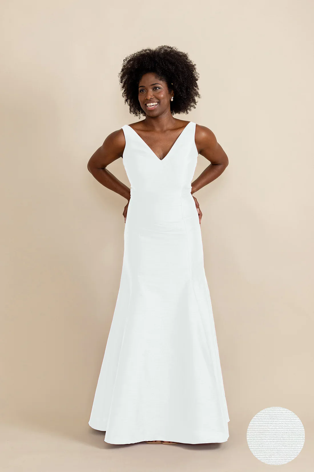 Harper Bodice with Trumpet Skirt in Drapey Bengaline - Image 3