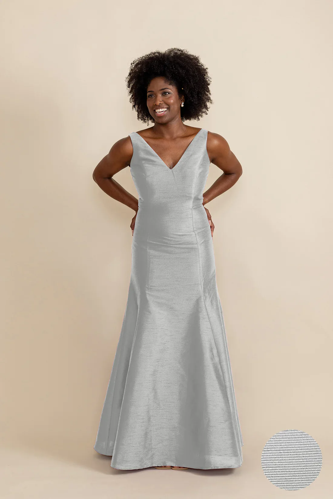 Harper Bodice with Trumpet Skirt in Drapey Bengaline - Image 5