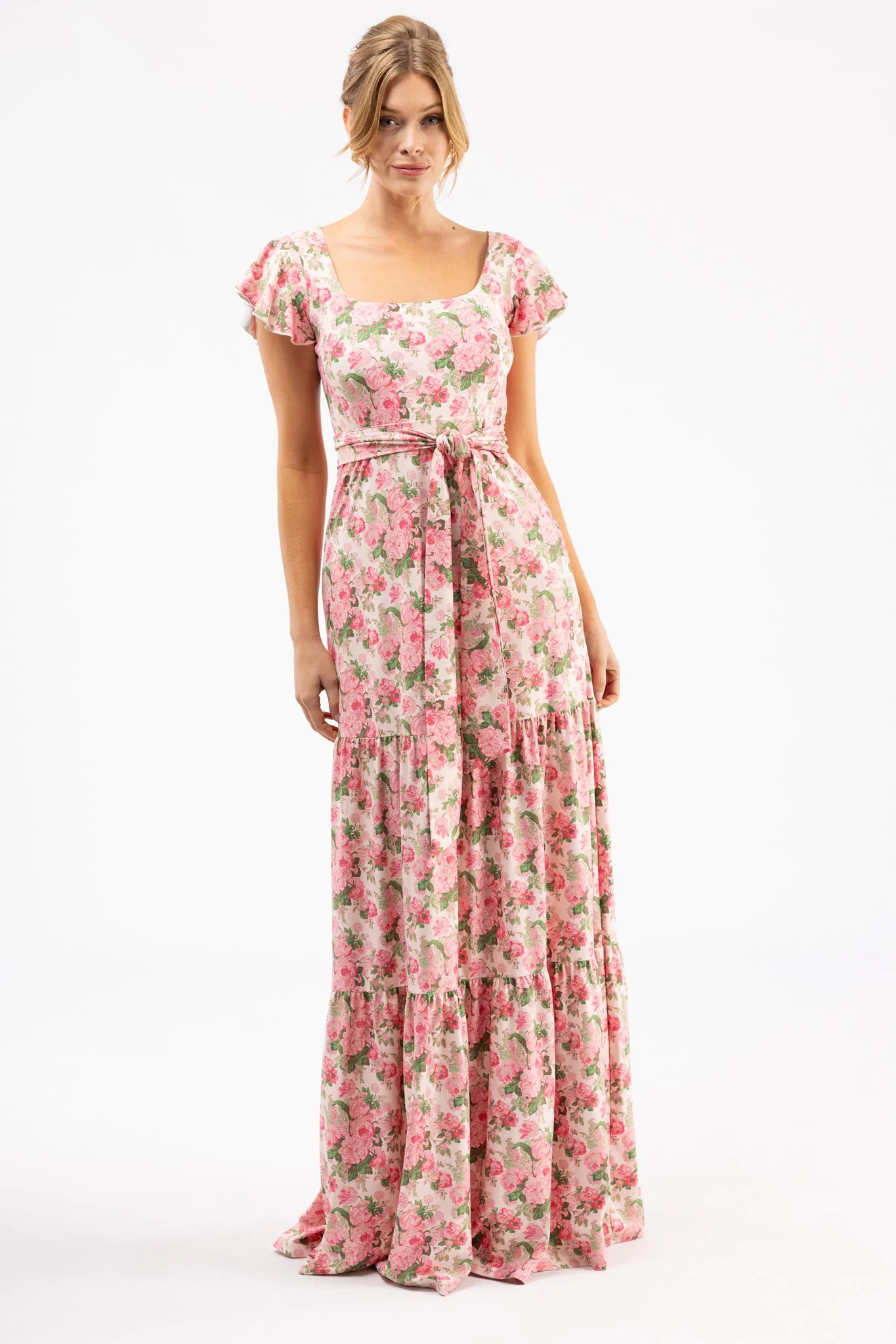 Isabella Dress in Betrothed Rose - Image 2