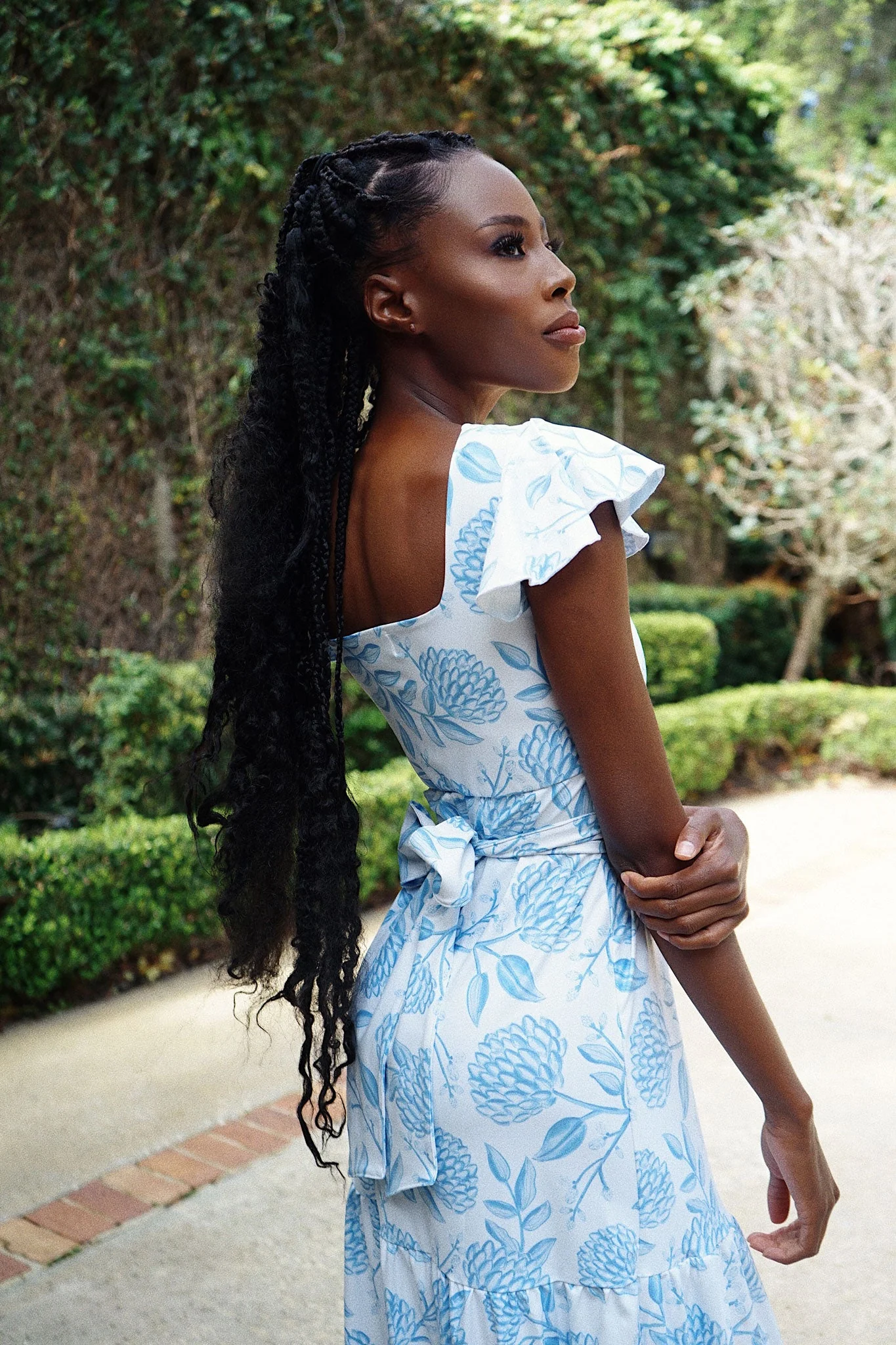 Isabella Dress in Dusty Bloom - Image 2