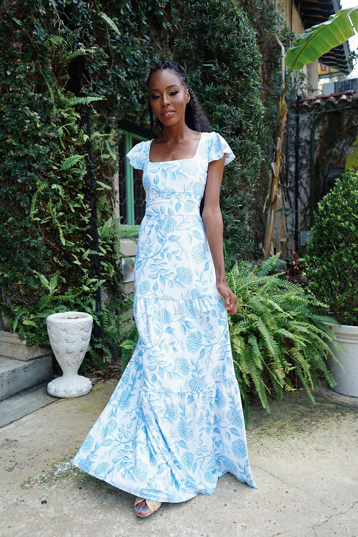 Isabella Dress in Dusty Bloom - Image 3
