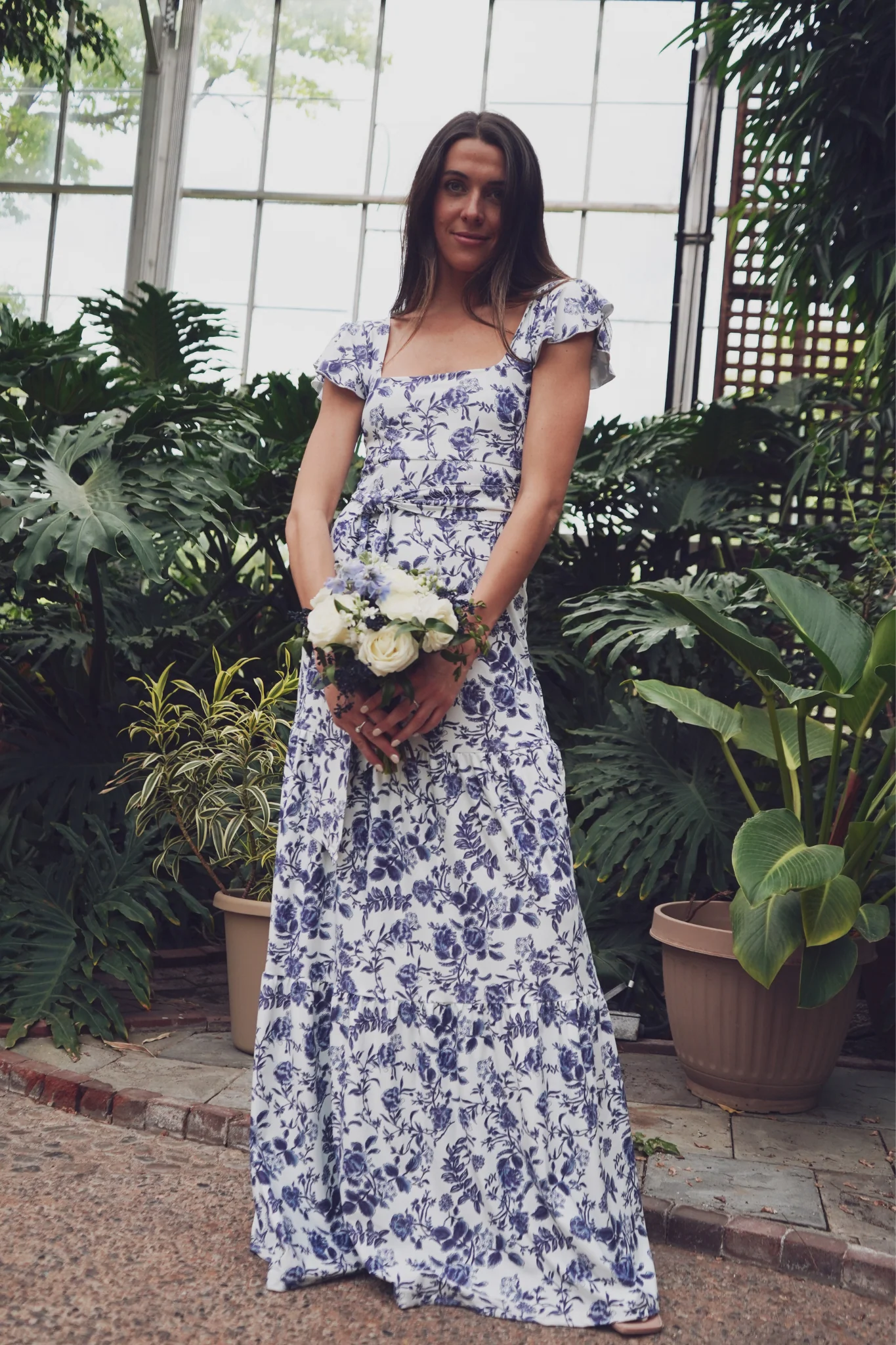 Isabella Dress in Evening Garden - Image 2