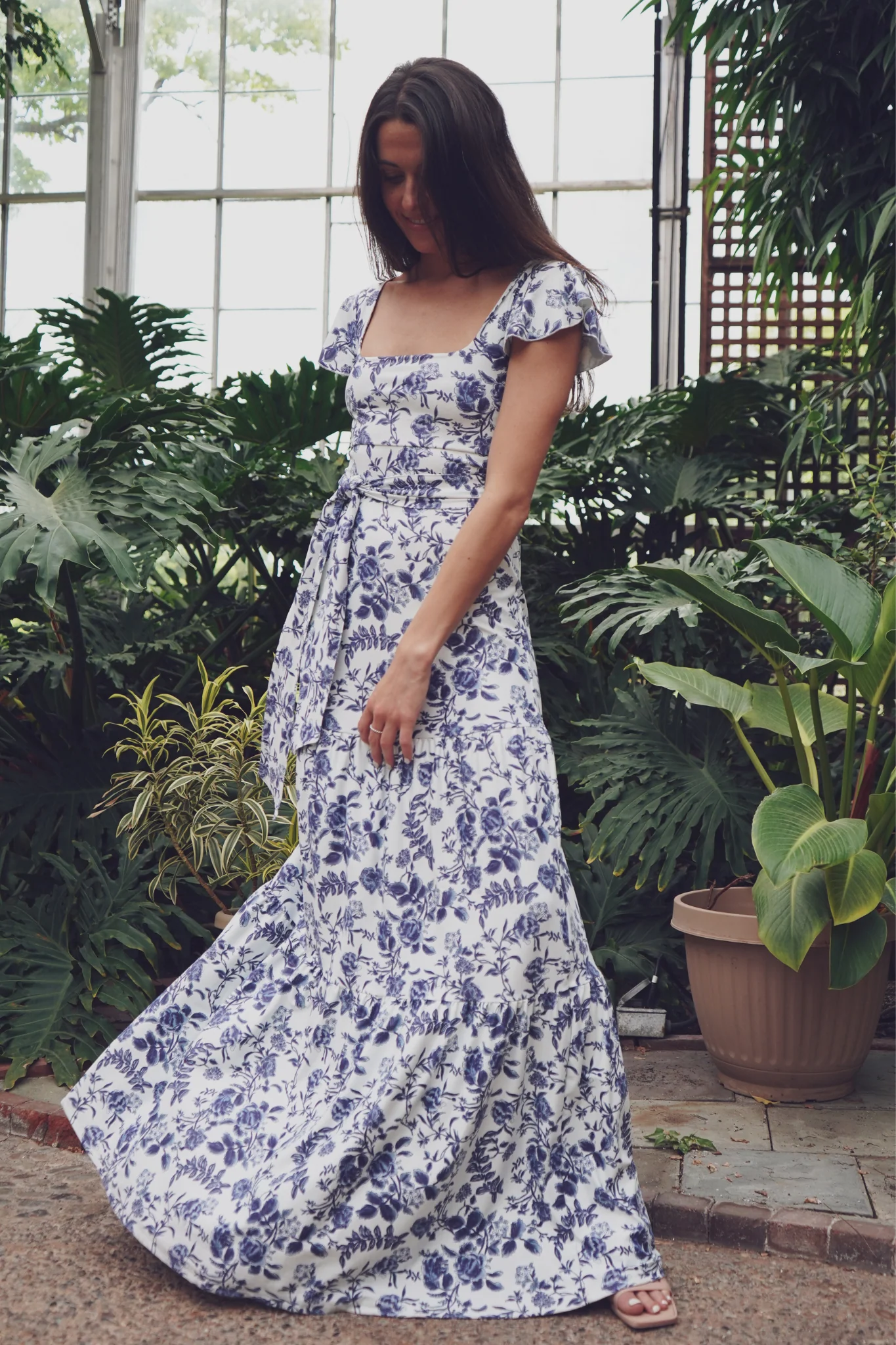Isabella Dress in Evening Garden - Image 5