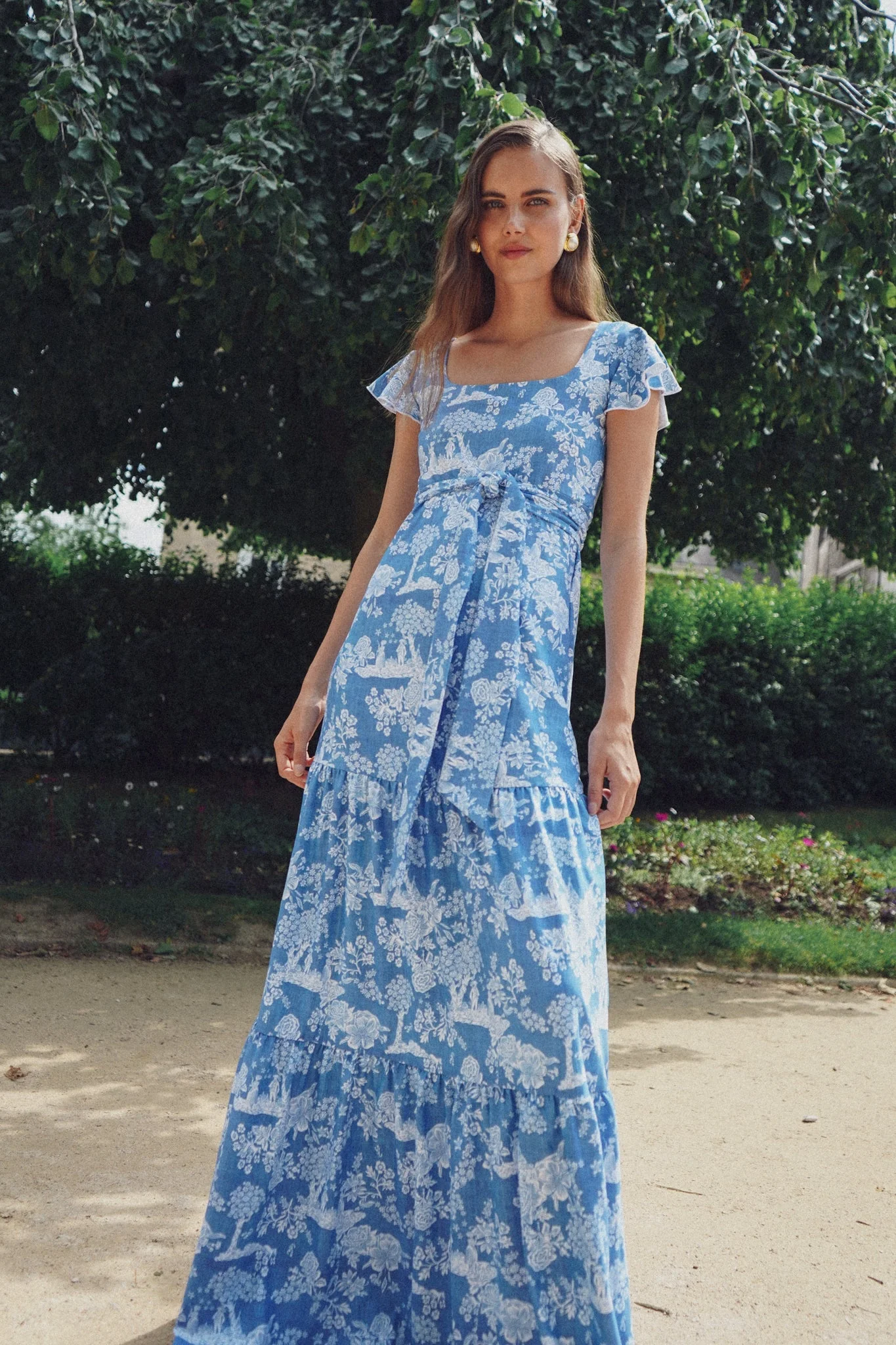 Isabella Dress in French Countryside - Image 2