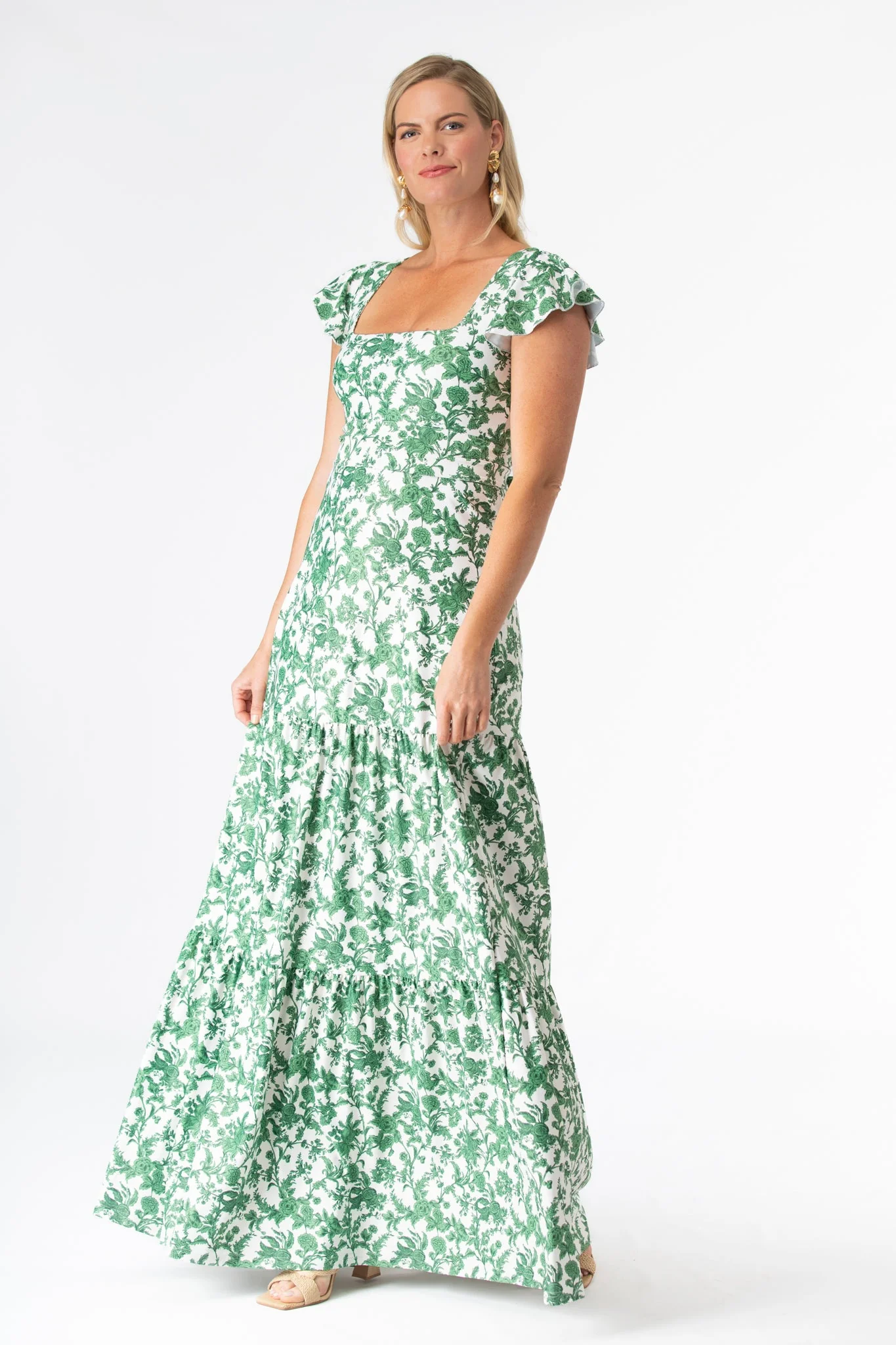 Isabella Dress in Rosemary Waltz - Image 2