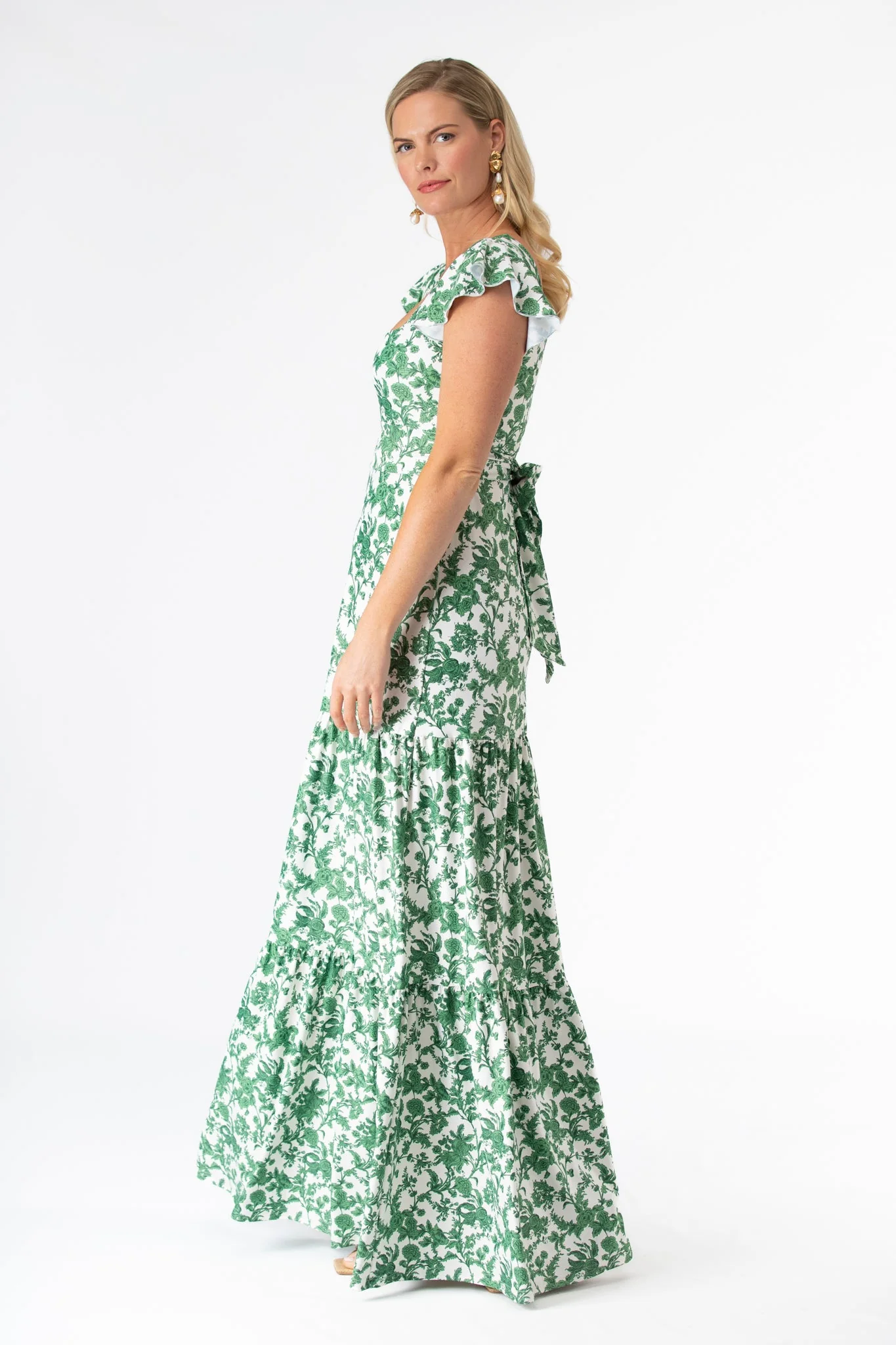 Isabella Dress in Rosemary Waltz - Image 5
