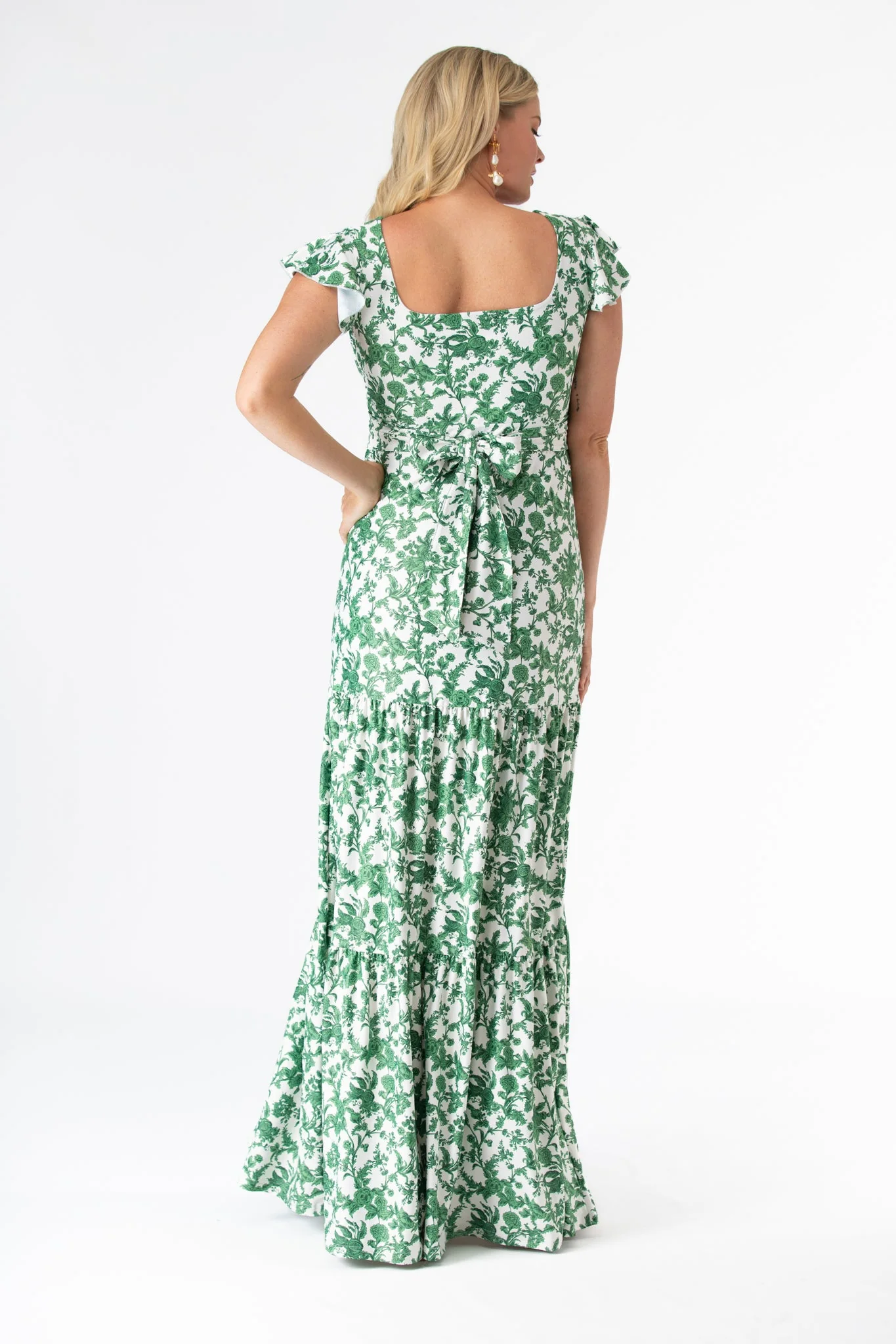 Isabella Dress in Rosemary Waltz - Image 7