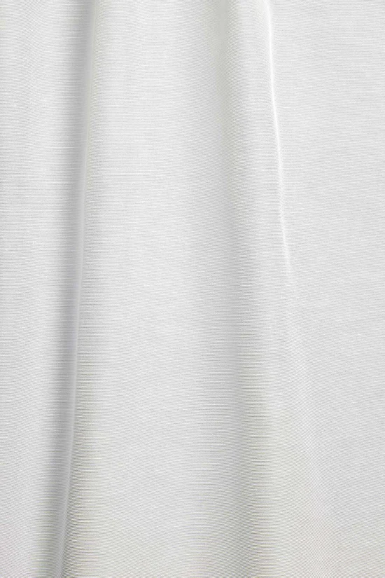 Jane Bodice with Drop Waist Mini Little White Dress - Image 4