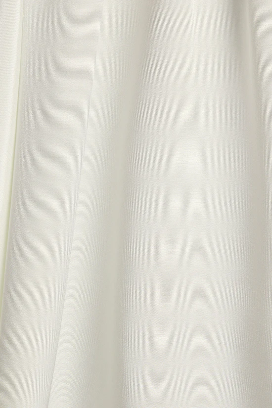 Jane Bodice with Drop Waist Mini Little White Dress - Image 5