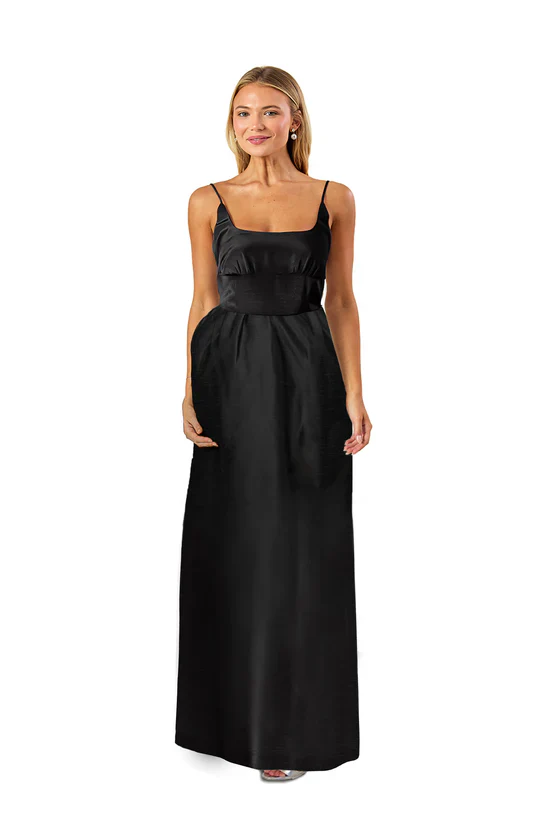 Jane Bodice With Maternity Skirt in Drapey Bengaline