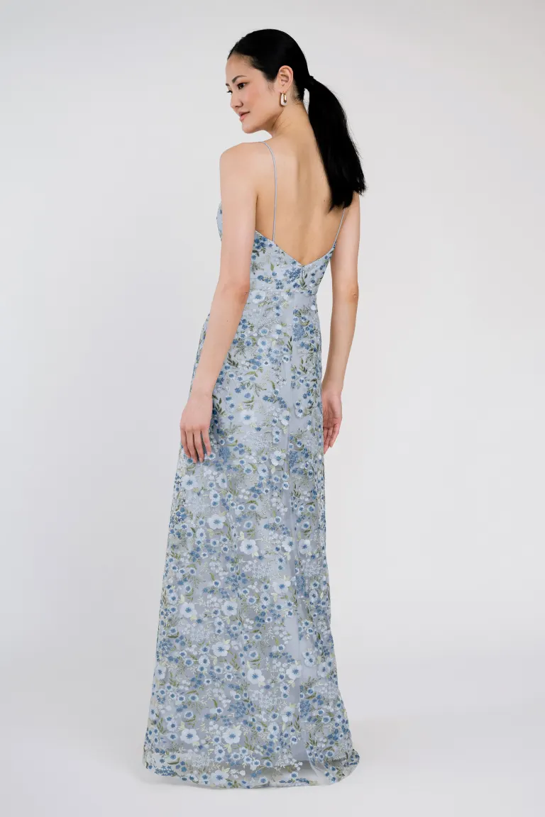 Jenny Yoo Bridesmaid Dress Drew in Ophelia Embroidered Tulle - Image 4