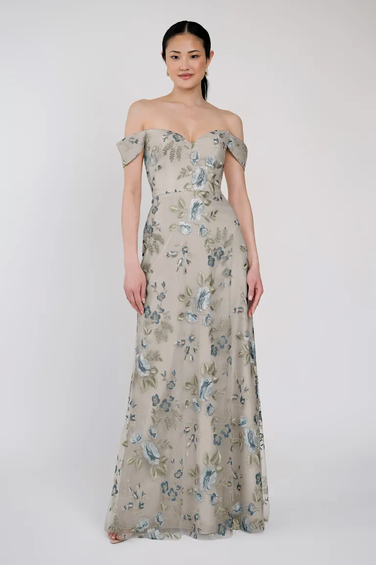 Jenny Yoo Bridesmaid Dress Reina in Enchanted Floral - Image 3