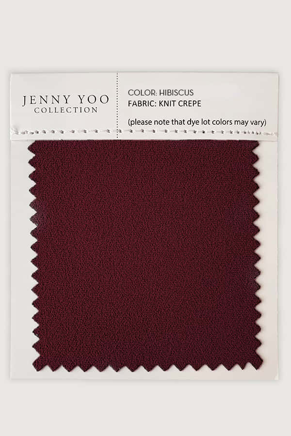 Jenny Yoo Knit Crepe Swatch Card - Image 3