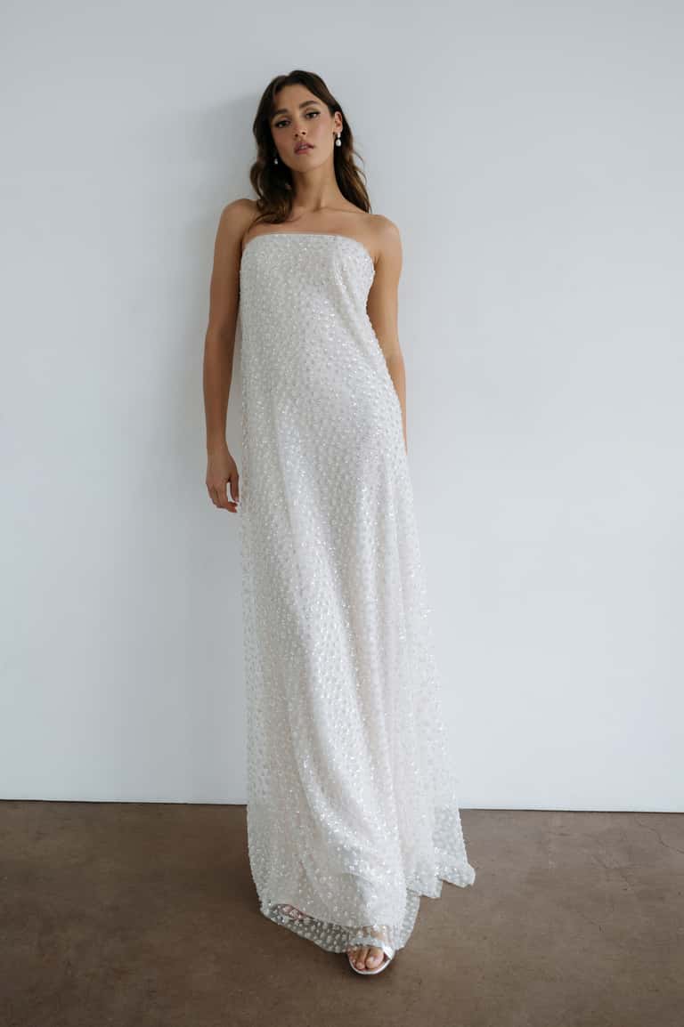 Jenny Yoo Little White Dress Aarons - Image 2