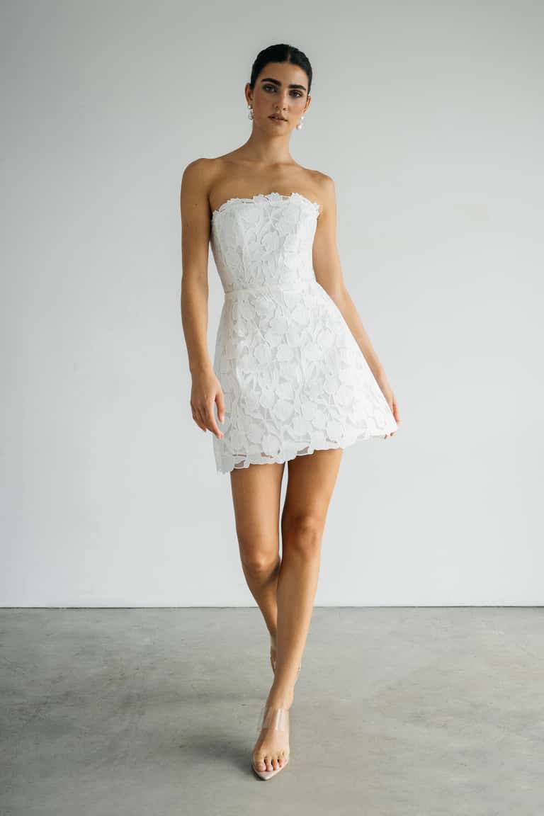 Jenny Yoo Little White Dress Amanda