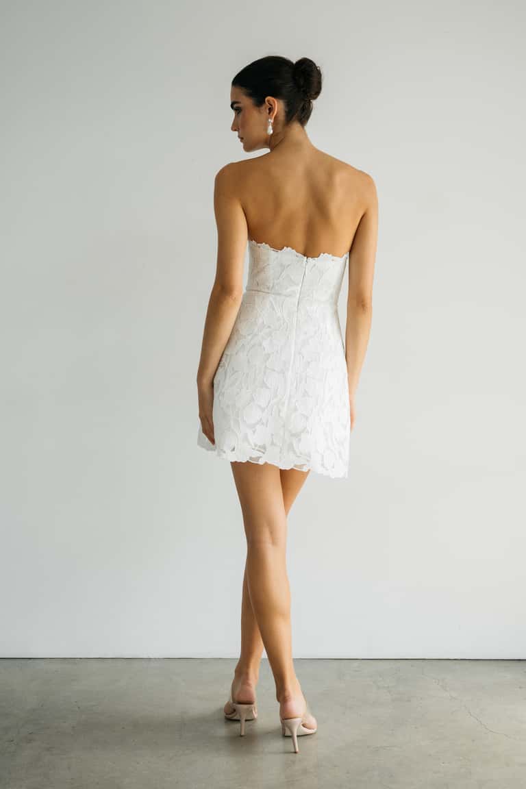 Jenny Yoo Little White Dress Amanda - Image 5