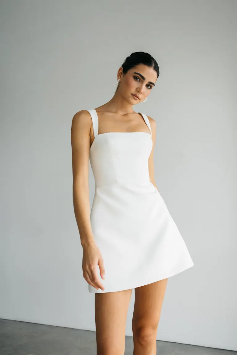 Jenny Yoo Little White Dress Camille - Image 2