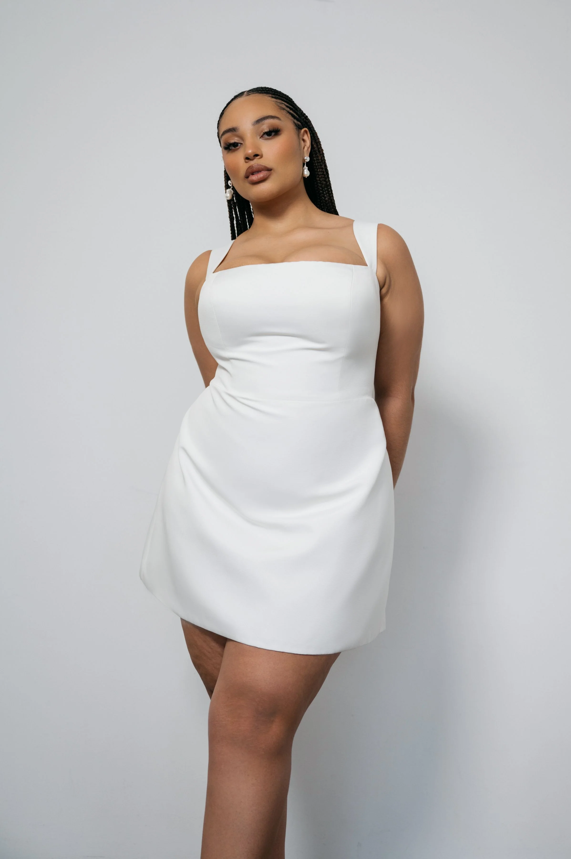 Jenny Yoo Little White Dress Camille - Image 6