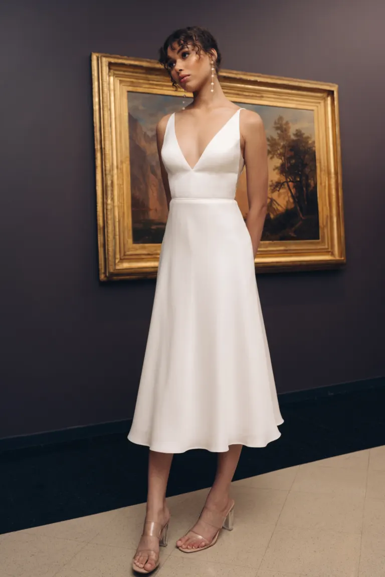 Jenny Yoo Little White Dress Caroline - Image 2