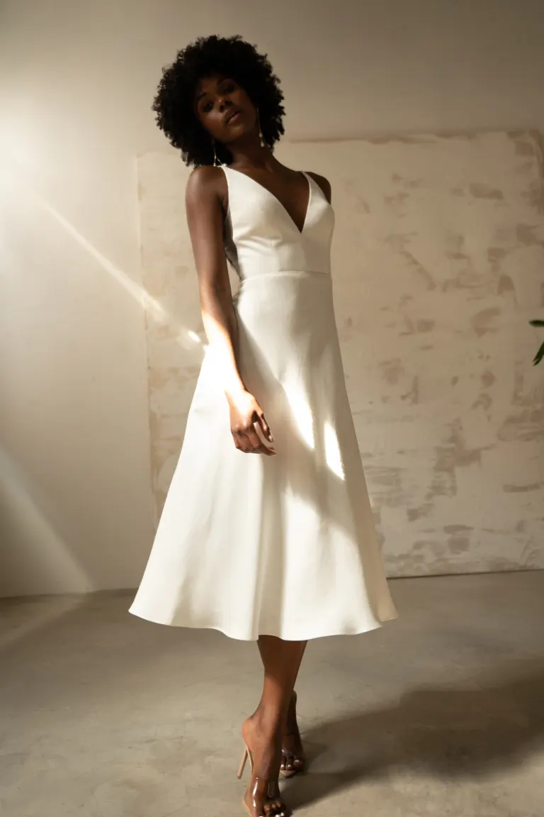 Jenny Yoo Little White Dress Caroline - Image 6