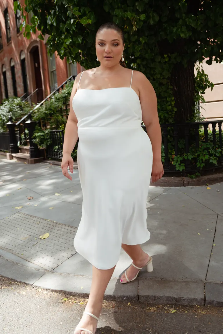 Jenny Yoo Little White Dress Claudia - Image 5