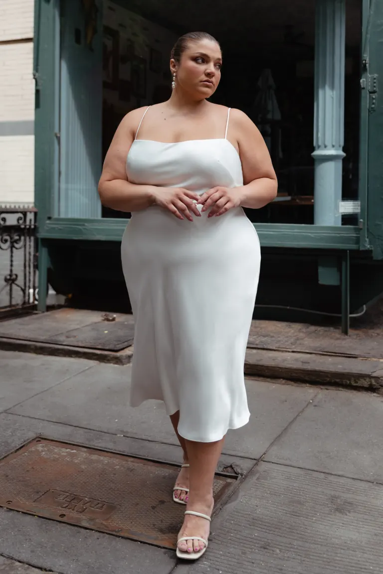 Jenny Yoo Little White Dress Claudia - Image 6