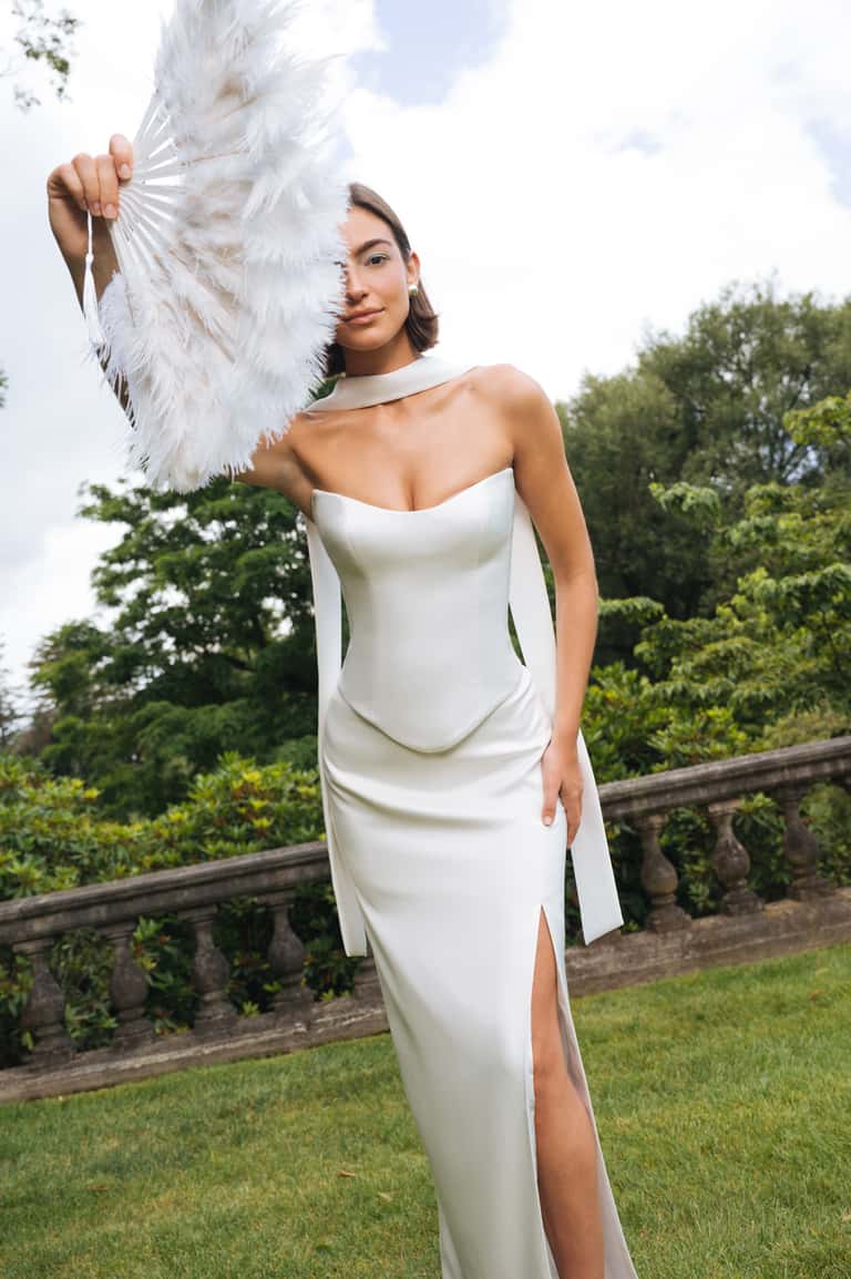 Jenny Yoo Little White Dress Madison - Image 2