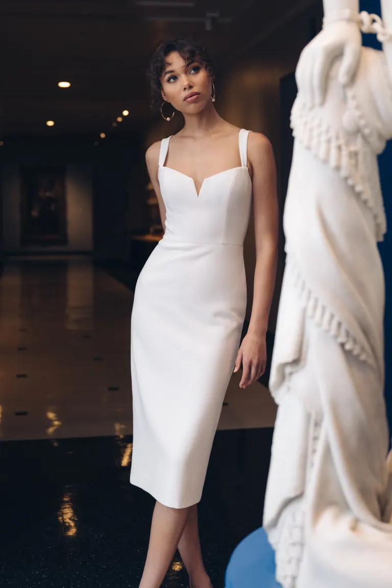 Jenny Yoo Little White Dress Nico - Image 3