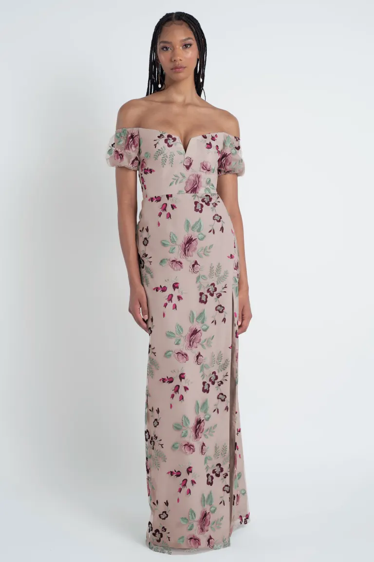 Jenny Yoo Long Bridesmaid Dress Lynette - Image 6
