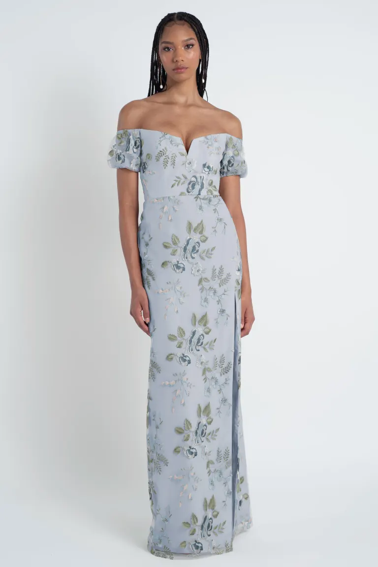 Jenny Yoo Long Bridesmaid Dress Lynette - Image 7