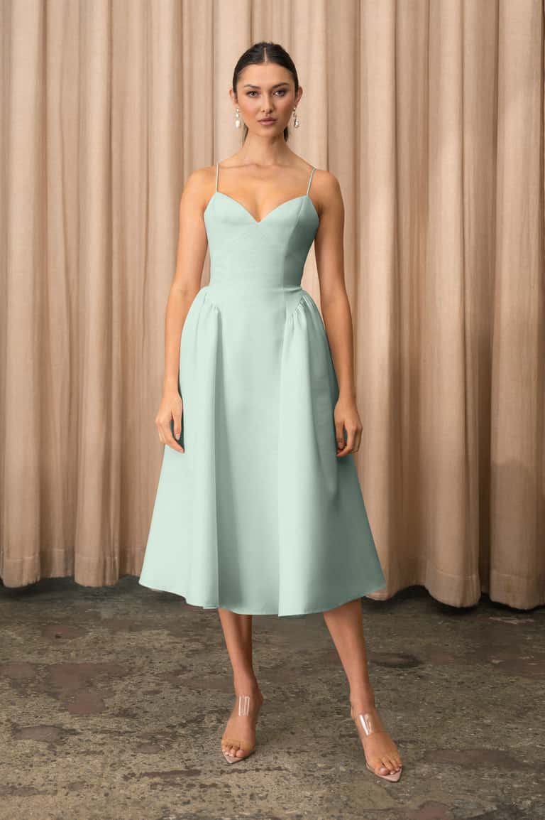 Jenny Yoo Luella Dress in Morning Mist