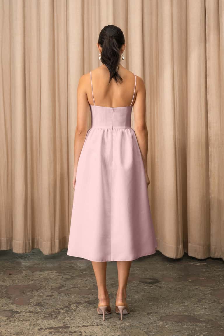 Jenny Yoo Luella Dress in Powder Pink - Image 2