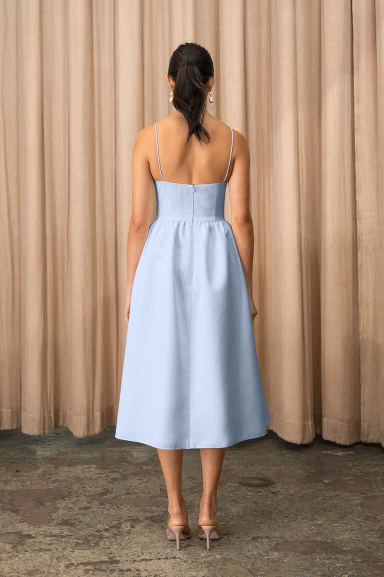 Jenny Yoo Luella Dress in Whisper Blue - Image 2