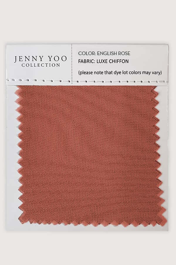 Jenny Yoo Luxe Chiffon Swatch Card - Image 11