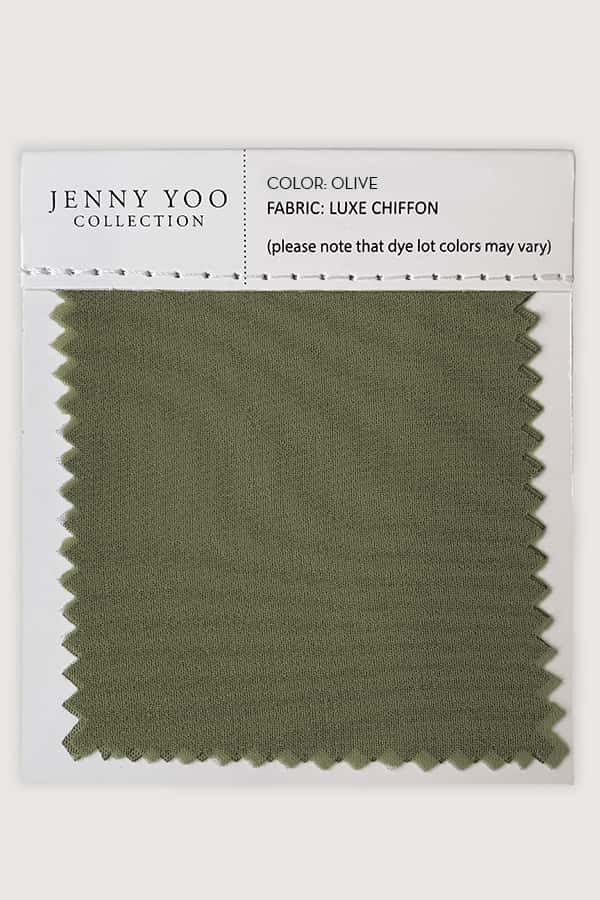 Jenny Yoo Luxe Chiffon Swatch Card - Image 39