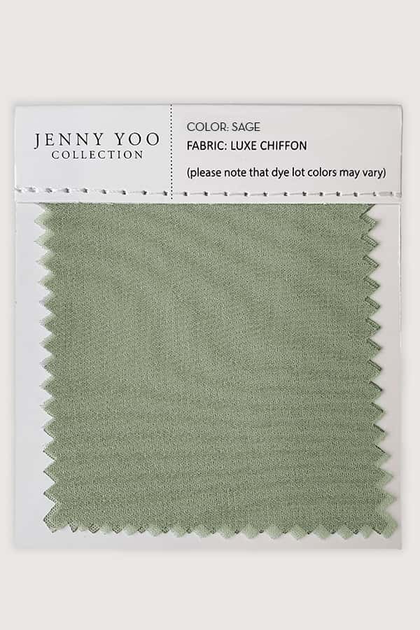 Jenny Yoo Luxe Chiffon Swatch Card - Image 40