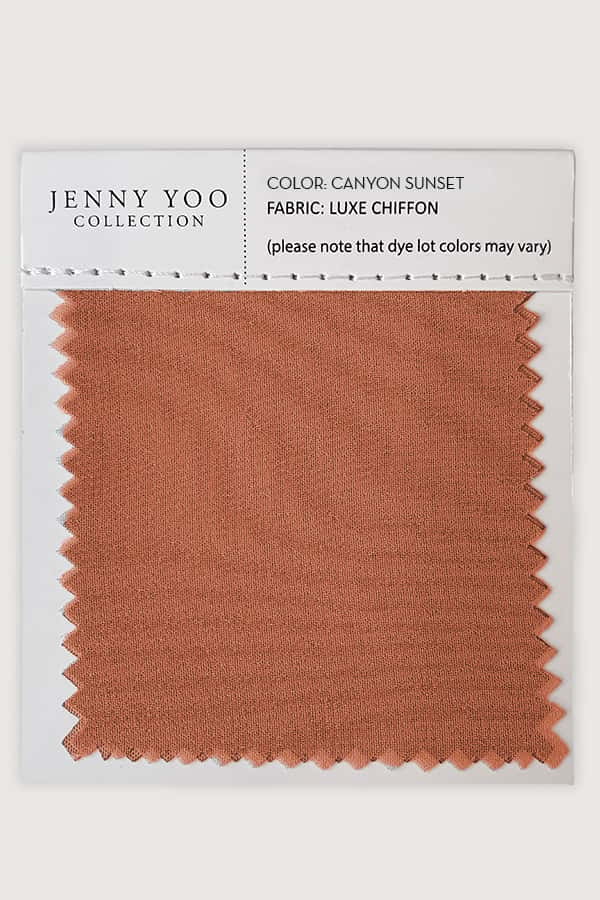 Jenny Yoo Luxe Chiffon Swatch Card - Image 46
