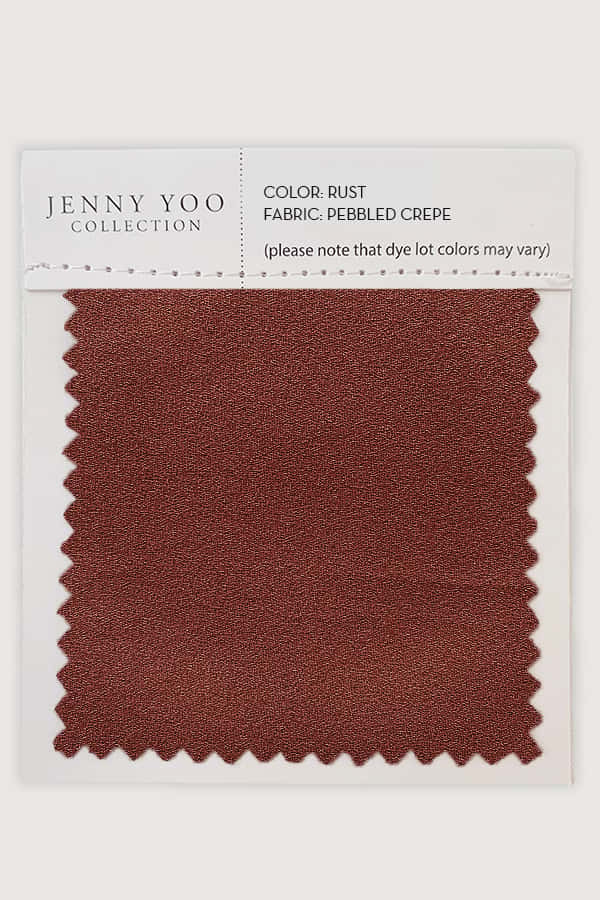 Jenny Yoo Pebbled Crepe Swatch Card - Image 5