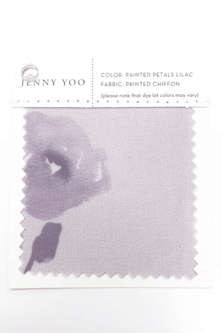 Jenny Yoo Printed Chiffon Swatch Card - Image 5