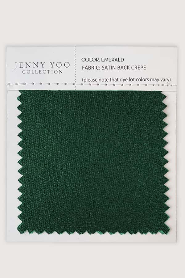 Jenny Yoo Satin Back Crepe Swatch Card - Image 12
