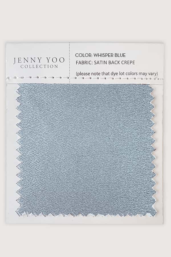 Jenny Yoo Satin Back Crepe Swatch Card - Image 15